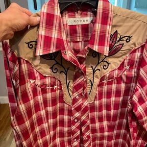 Roper Western shirt size L Never worn Brand new